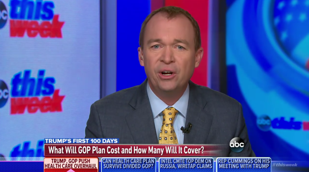 Mick Mulvaney on ABC