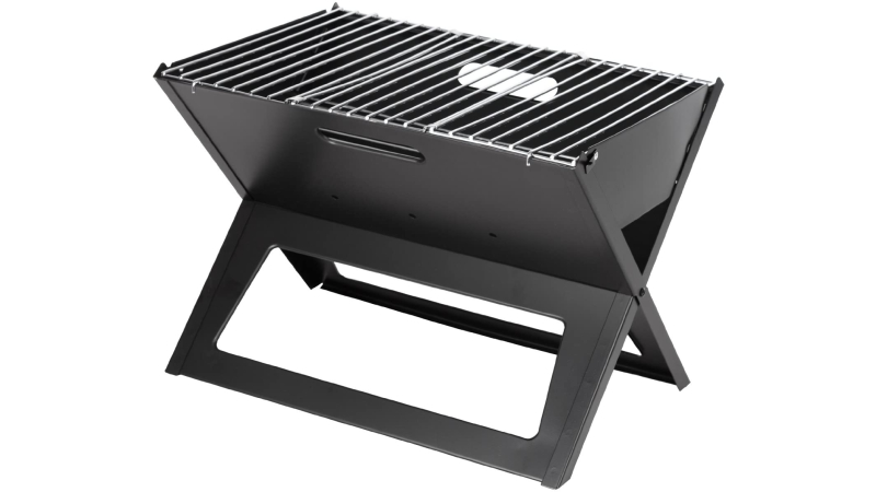 Fire Sense black notebook charcoal grill