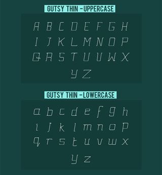 Free font: Gutsy