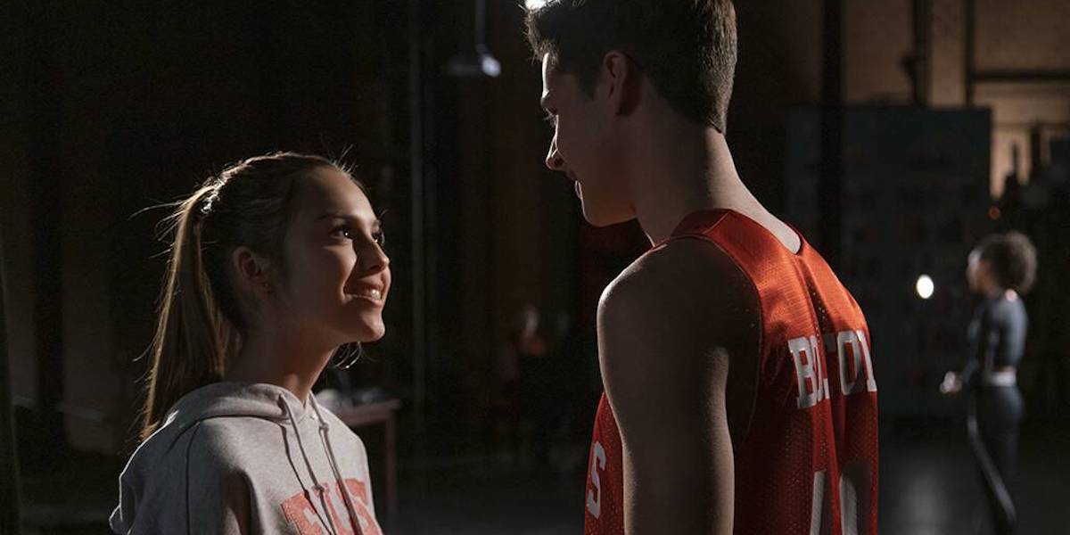 Olivia Rodrigo and Matt Cornett in High School Musical: The Musical - The Series