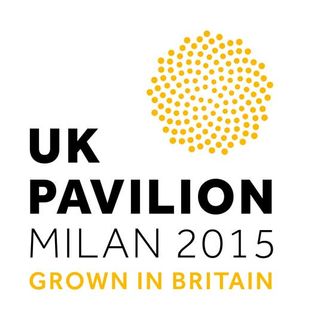 logo for the UK Pavilion at Milan