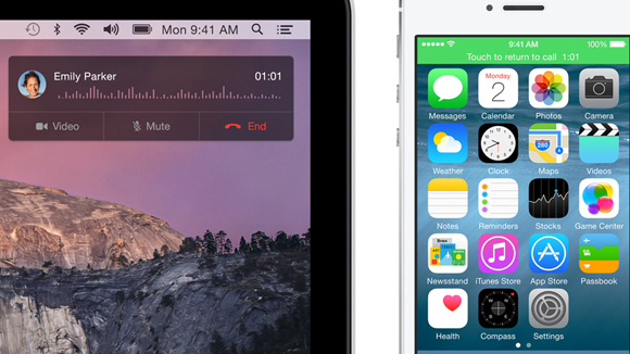 Handoff OS X 10.10 Yosemite