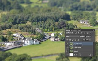 Tilt shift in Photoshop: Step 4