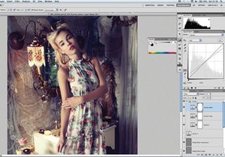 Retouch images with frequency separation: step 11