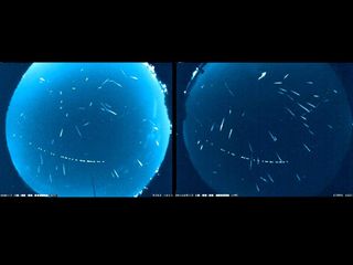 2010 Perseid Meteor Shower Composite Images