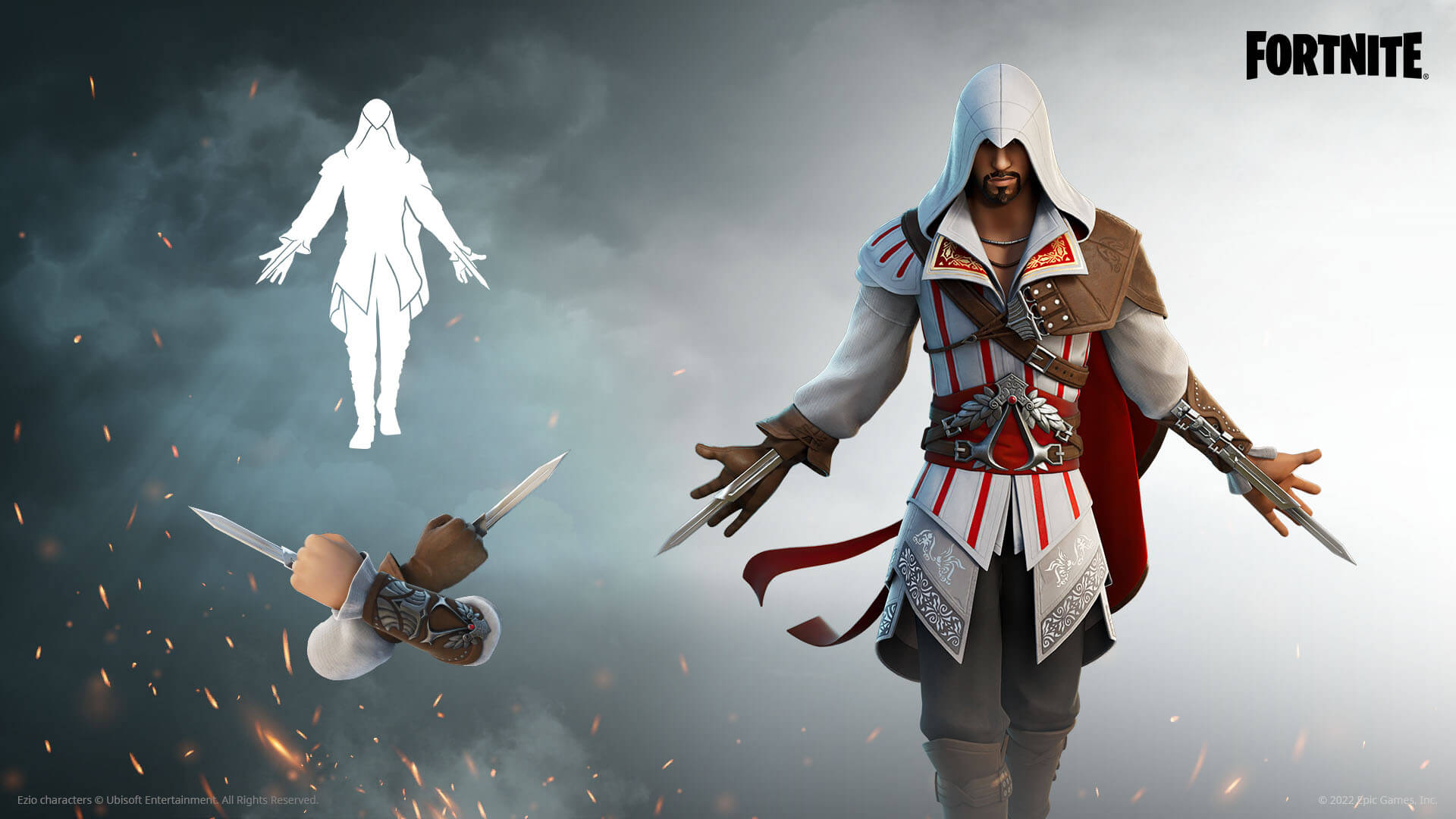 Ezio Auditore Da Firenze, Tel Qu'Il Apparaît Dans Fortnite