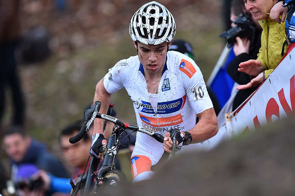 Wout van Aert finished second in Namur.