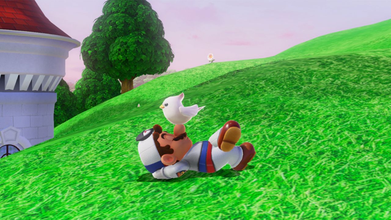 White birds in Mushroom Kingdom