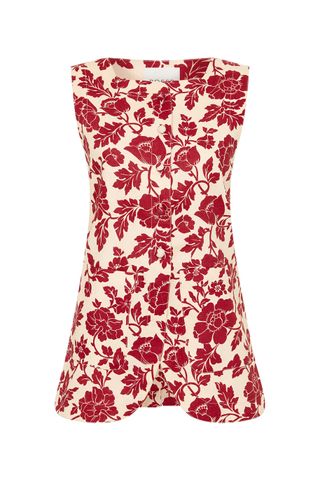 Romeo Vest Red Floral