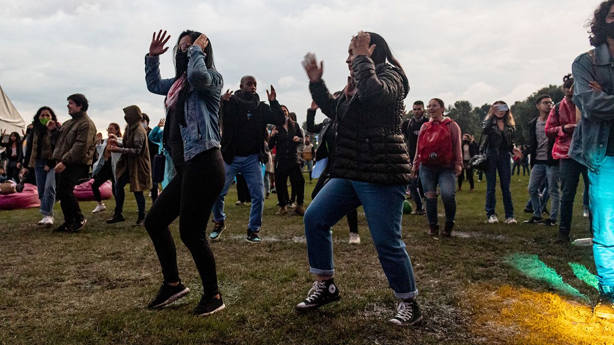 Festival crowd