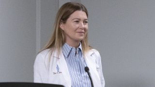 Meredith Grey on Grey's Anatomy.