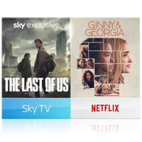 Sky TV, Sky Q + Netflix: £28 per month