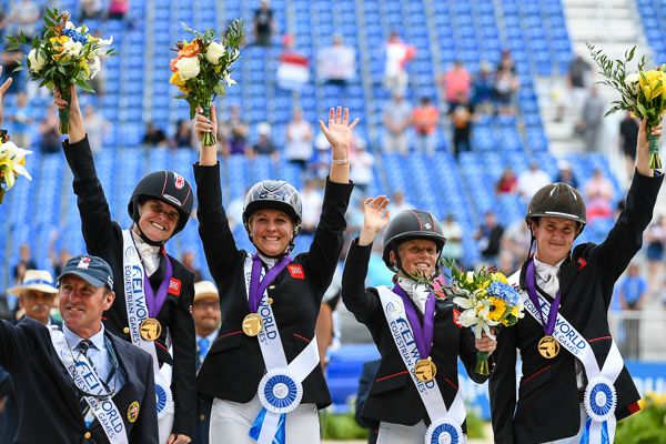during the showjumping phase of the FEI Eventing Championships at the FEI World Dressage Team Championship at the FEI World Equestrian Games Tryon 2018 at Tryon International Equestrian Centre, near Tryon North Carolina in the USA between 11th-23rd September 2018