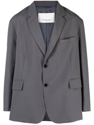 Boxy Single-Breasted Blazer