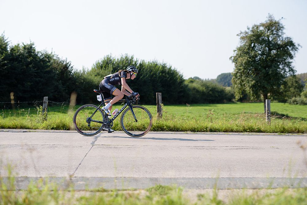 Amy Roberts (Wiggle High5) at the 108 km Stage 2 of the Lotto Belgium Tour 2016