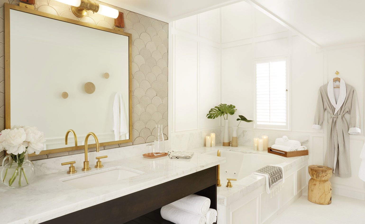 Mirror in the bathroom