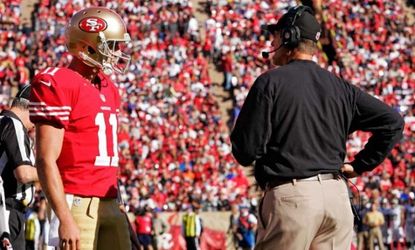 San Francisco 49ers quarterback Alex Smith: Confident no more.