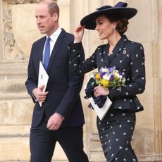 Kate Middleton wears Erdem Peplum Jacket to the Commonwealth Day Service