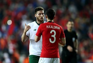 Matt Doherty (left) has had to bide his time for a chance to impress at international level