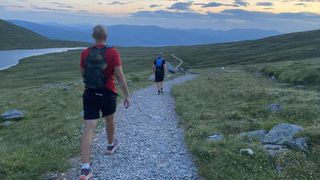 Three Peaks Challenge: dawn on the way up Ben Nevis