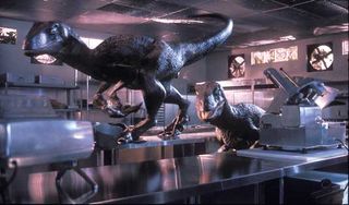 ILM developed new systems to deal with the CG creatures in Jurassic Park