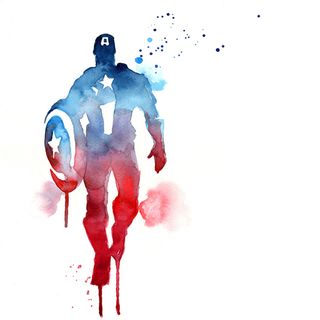 Avengers watercolour