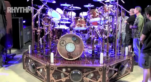 Neil peart kit screen grab