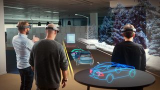 Use the HoloLens clicker