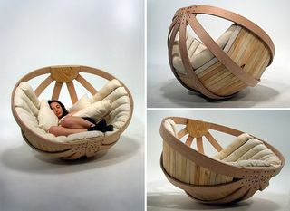 How long do you think it would take before you fell asleep in this gorgeous cradle chair?