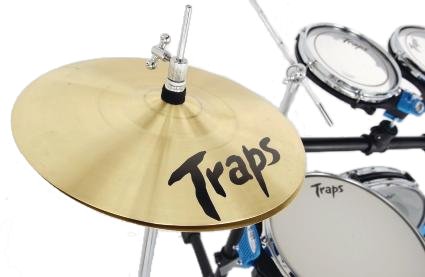 The tinny cymbals are the weakest link in this otherwise impressive kit