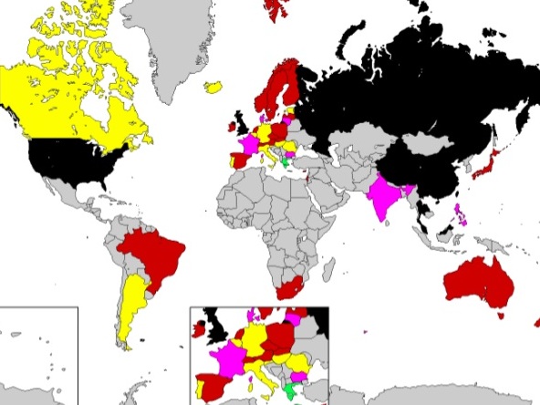 Privacy International&#039;s Privacy map