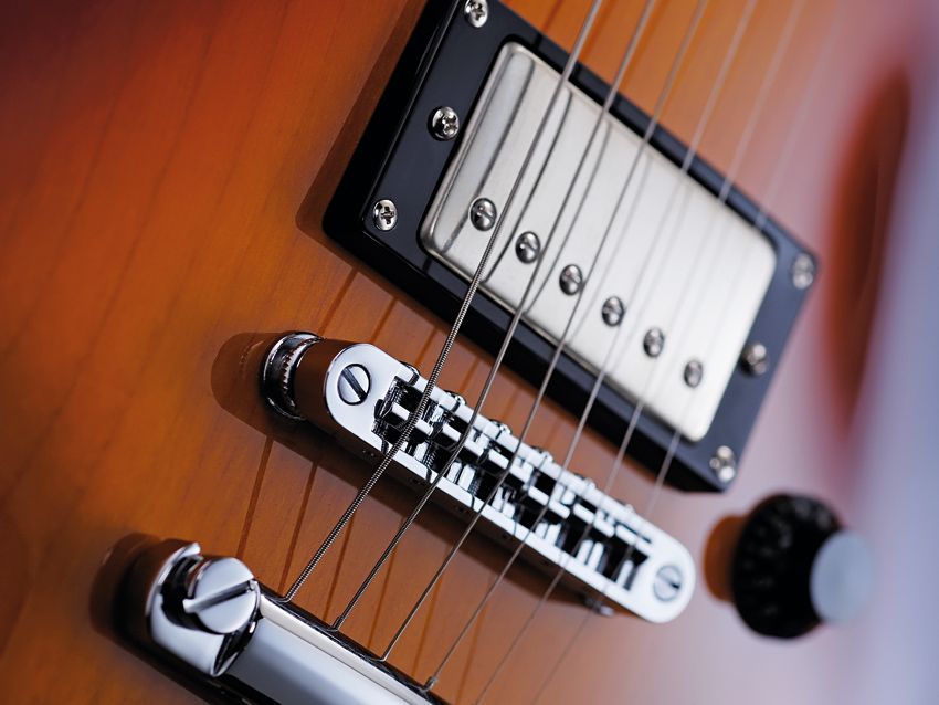 The humbuckers on the Fret-King Eclat Standard are Trevor Wilkinson's own WVC models.