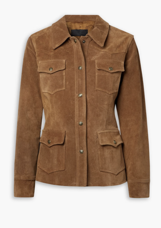 Nili Lotan Justine Suede Jacket 