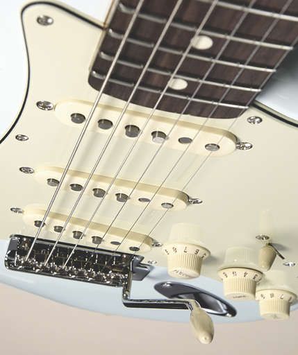Custom '69 pickups are a little hotter than your average vintage-voiced Strat units