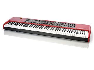 The 88-note Stage EX has hammer-action keys.