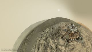 Curiosity rover's Mastcam selfie