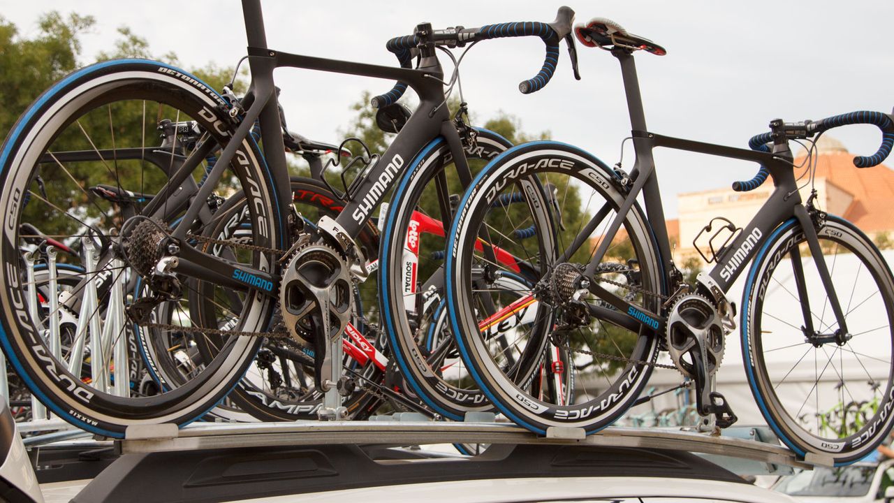 A look at some of the Neutral Service rides. (The Ridley is just being transported to the race start)