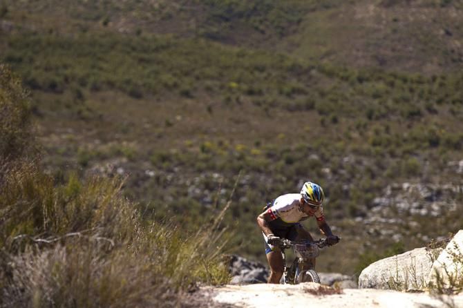 Urs Huber of Bulls in the lead