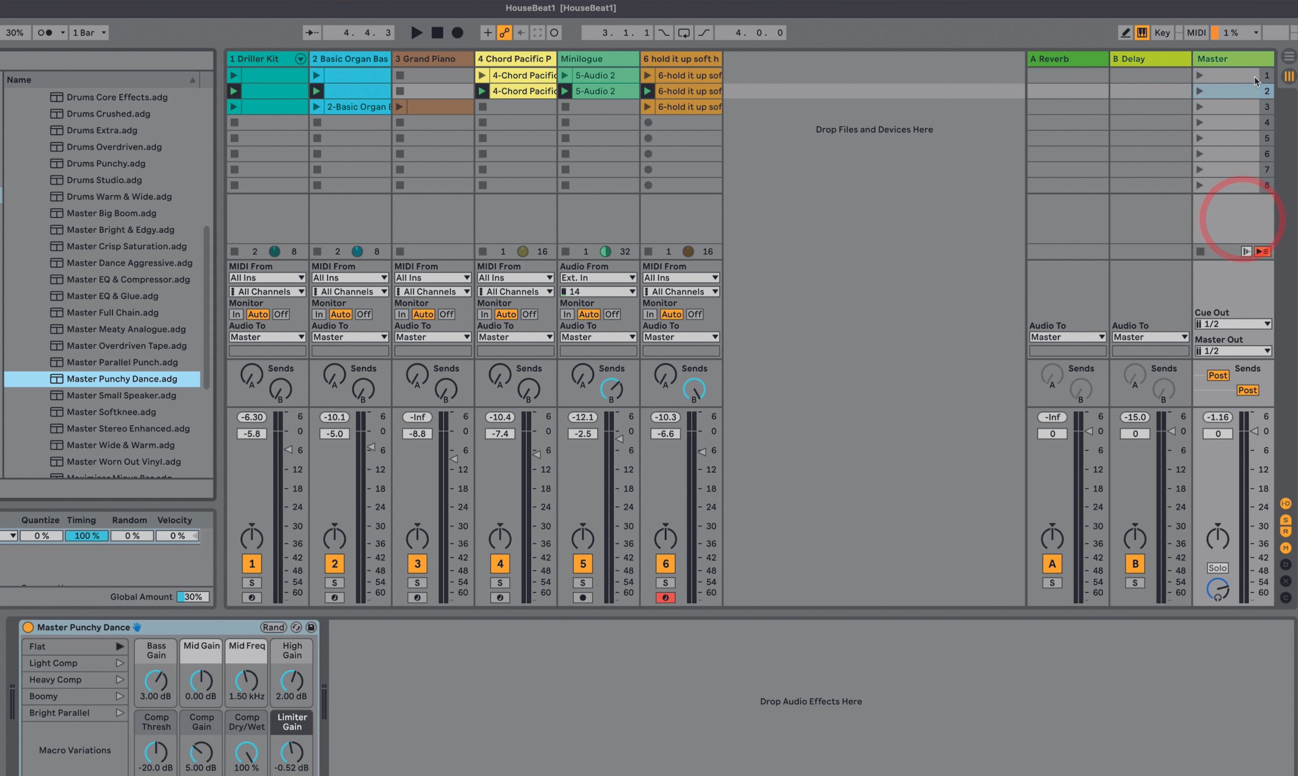 How to make a track in Ableton Live 11 Lite: finishing up your track ...
