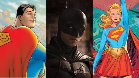 Superman, The Batman, and Supergirl