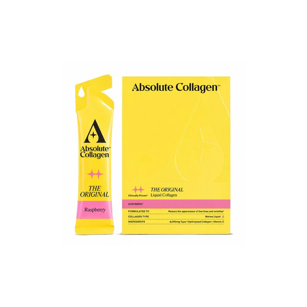 Absolute Collagen Liquid Supplement Raspberry 10x12ml Sachets