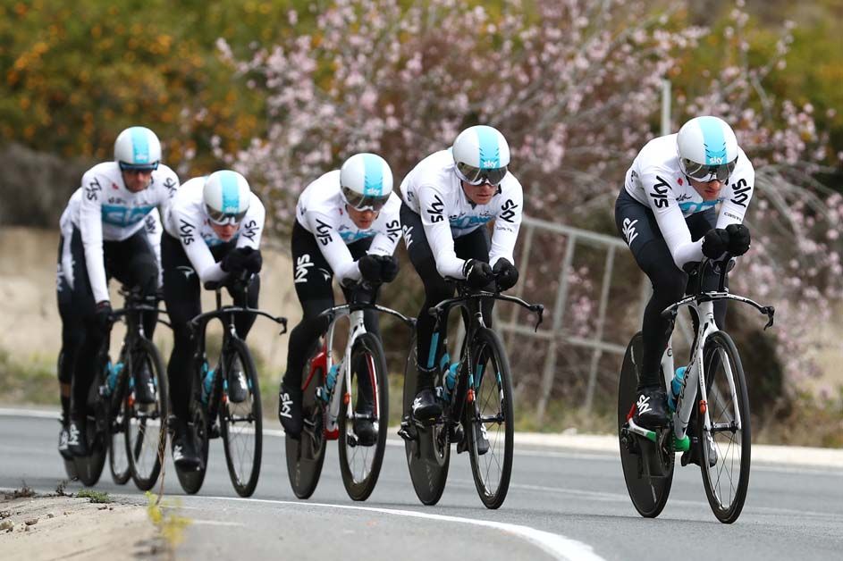 Team Sky took it easy on stage 3