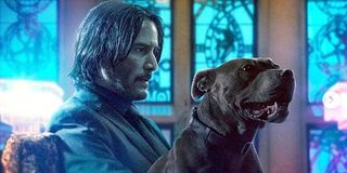 John Wick: Chapter 3 - Parabellum John Wick Keanu Reeves and dog poster