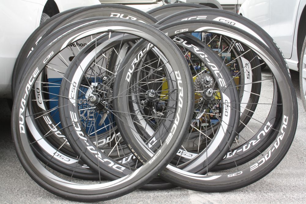 Team Sky and their choice of wheels