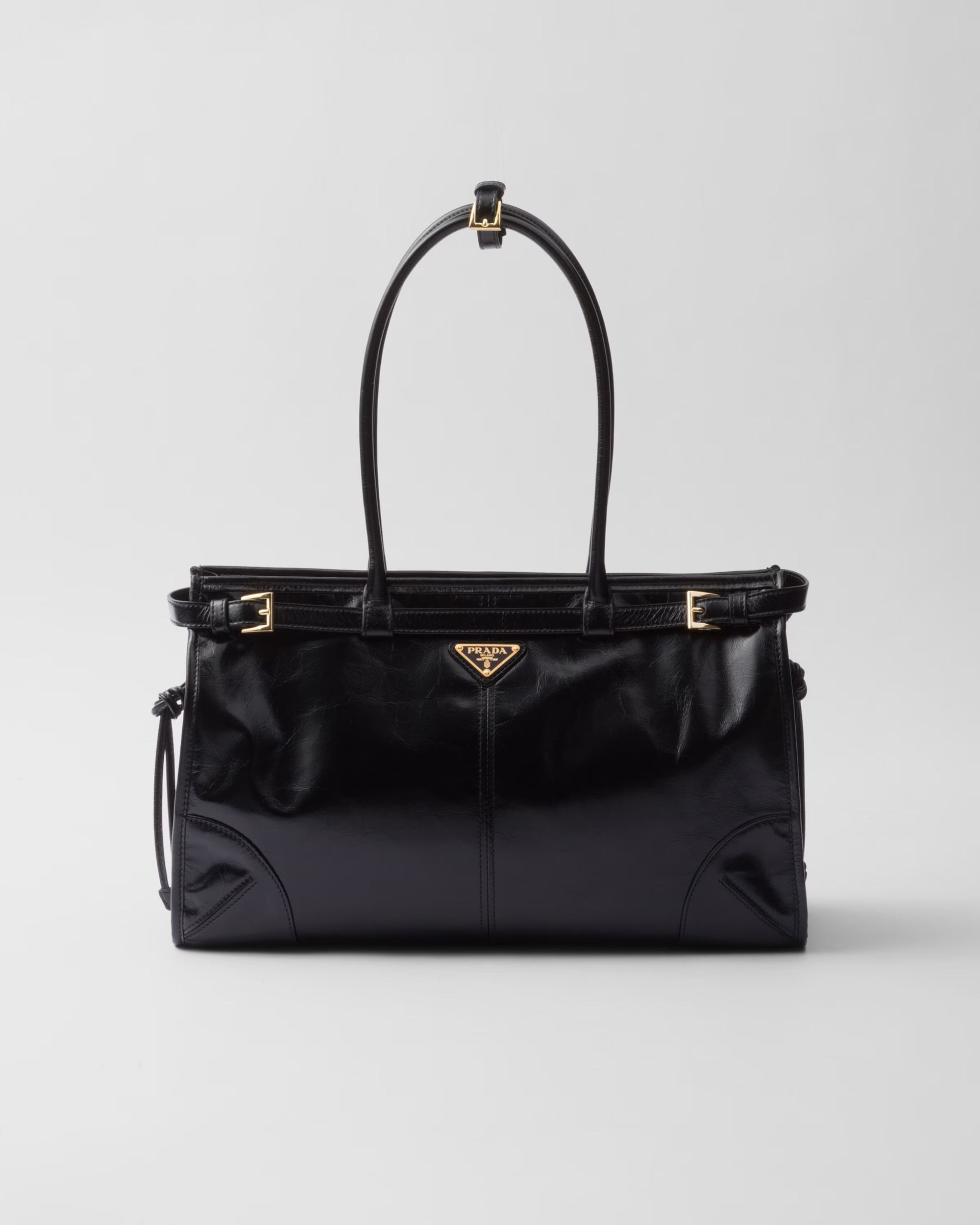 prada, Bonnie Large Leather Handbag