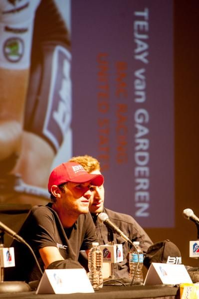 Tejay Van Garderen speaks ahead of the USA Pro Cycling Challenge