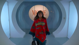 America Ferrera wearing the guadalajara poncho in ugly betty