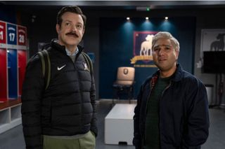 Jason Sudeikis and Nick Mohammed in Ted Lasso.