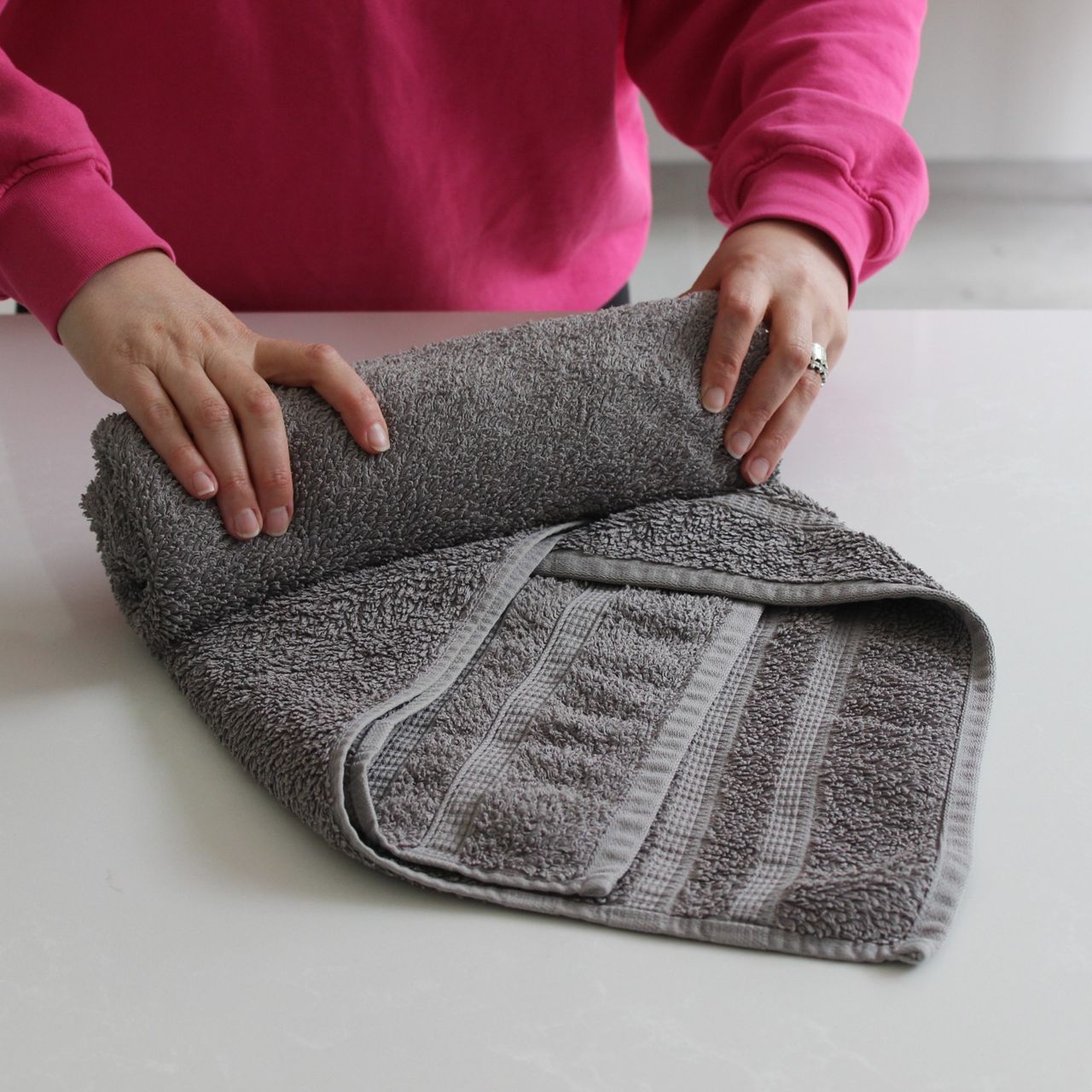 Towel folding hack