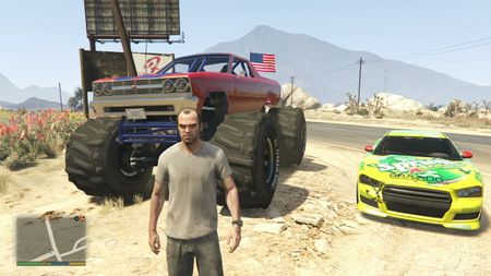 GTA 5 monster truck Stock Car Races Cheval Marshall 